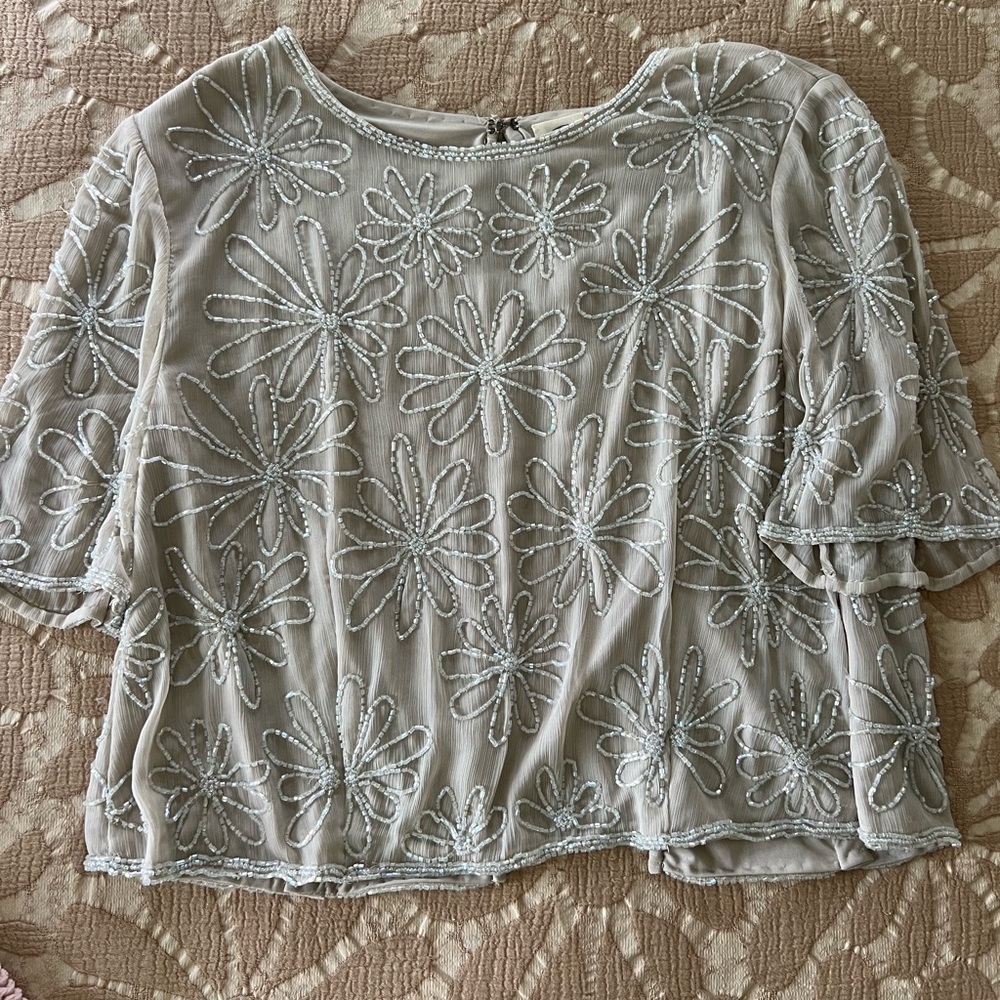 O’Neill Floral Embellished Crop Top